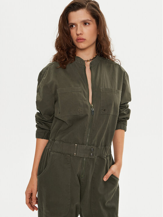 One Teaspoon One Teaspoon Kezeslábas 26637 Khaki Relaxed Fit