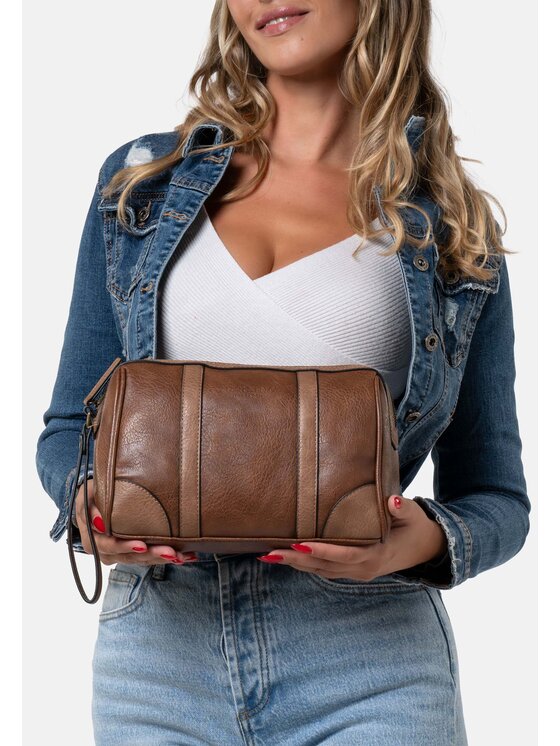 Herling Herling pochette Asher Marrone