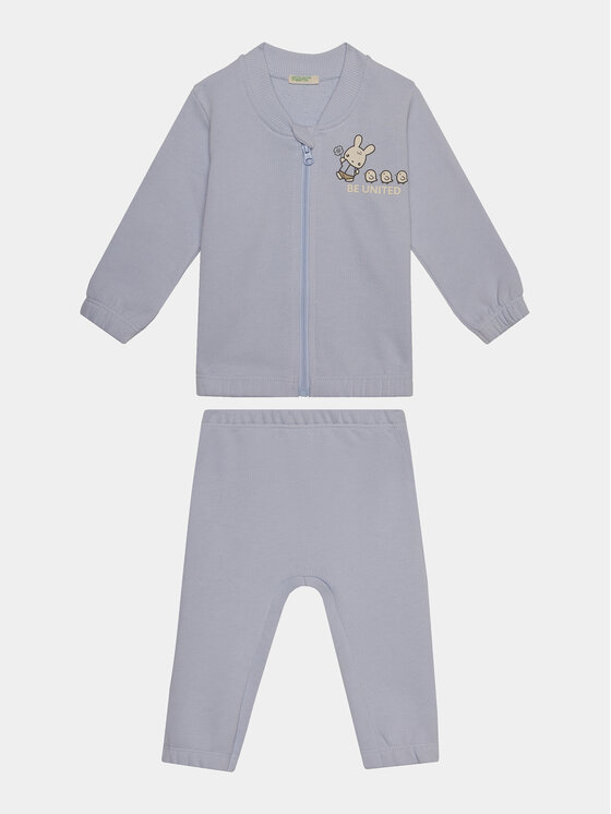 United Colors Of Benetton Tepláková súprava 3J70AK00G Modrá Regular Fit