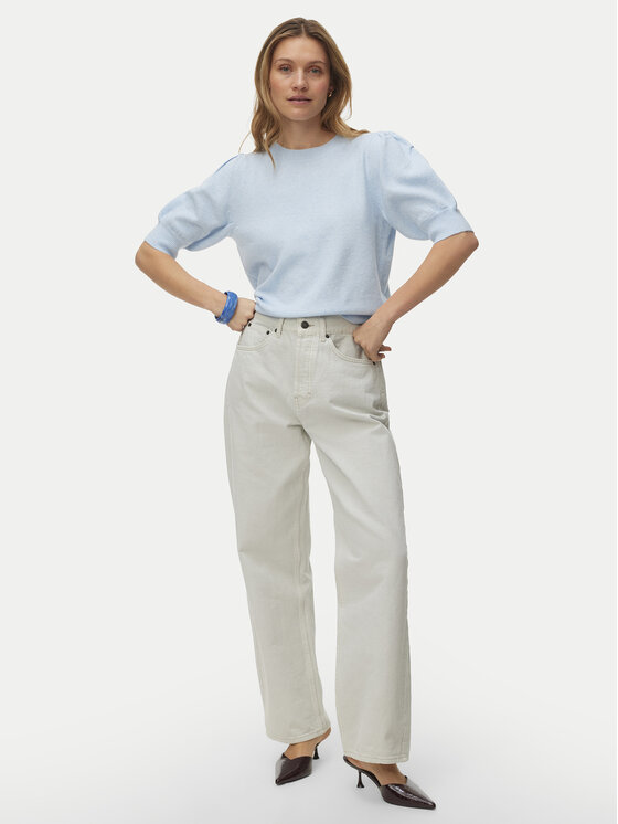 Vero Moda Vero Moda Πουλόβερ Doffy 10278313 Γαλάζιο Regular Fit