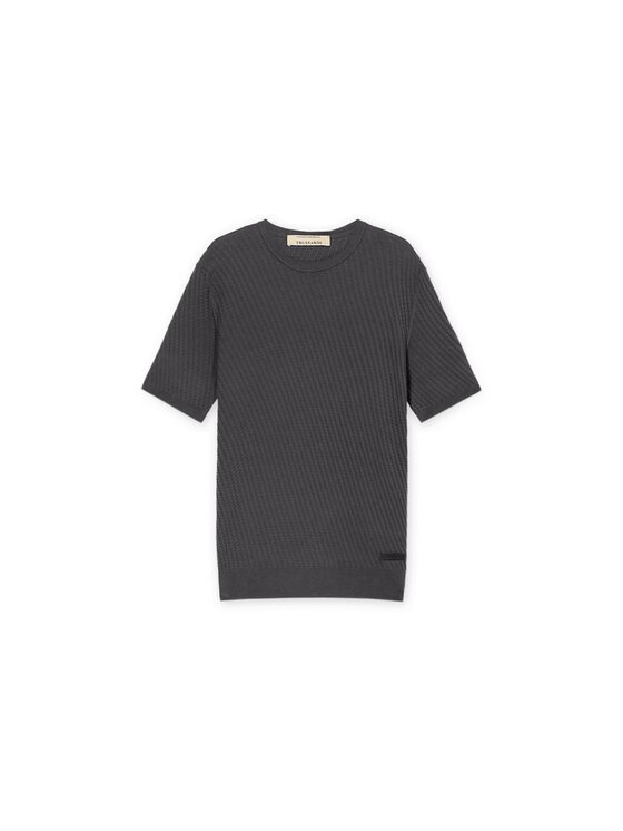 Trussardi Trussardi T-Shirt M0718000076N013 Szary Regular Fit