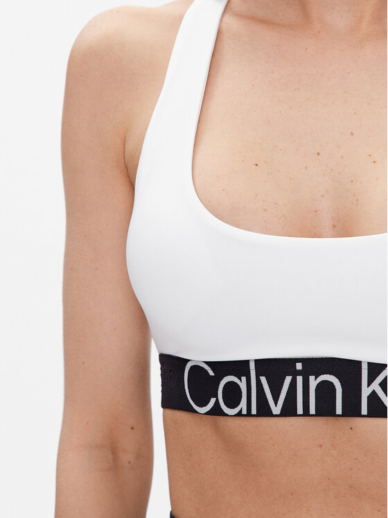 Calvin Klein Sport-BH Performance Weiß 00GWS3K115