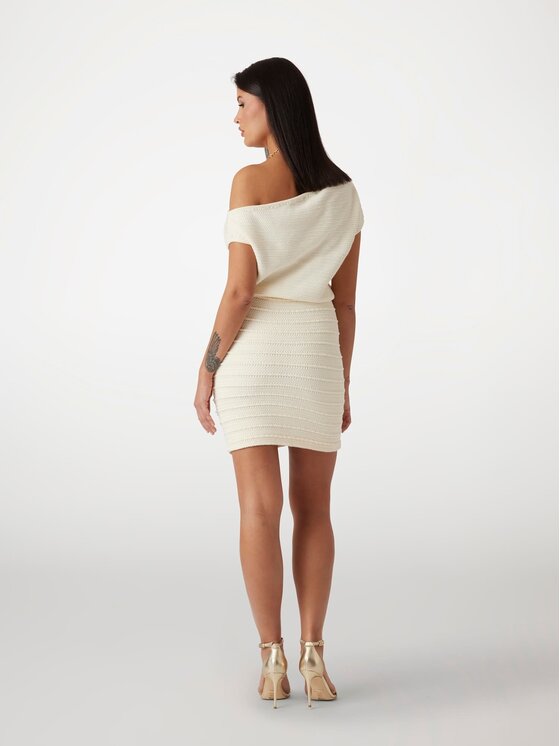 Guess Guess Každodenní šaty 172587 Béžová Classic Fit
