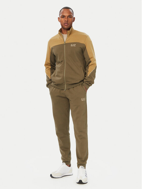 EA7 Emporio Armani EA7 Emporio Armani Jogginganzug 7M002405 AF10377 U7014 Khakifarben Regular Fit