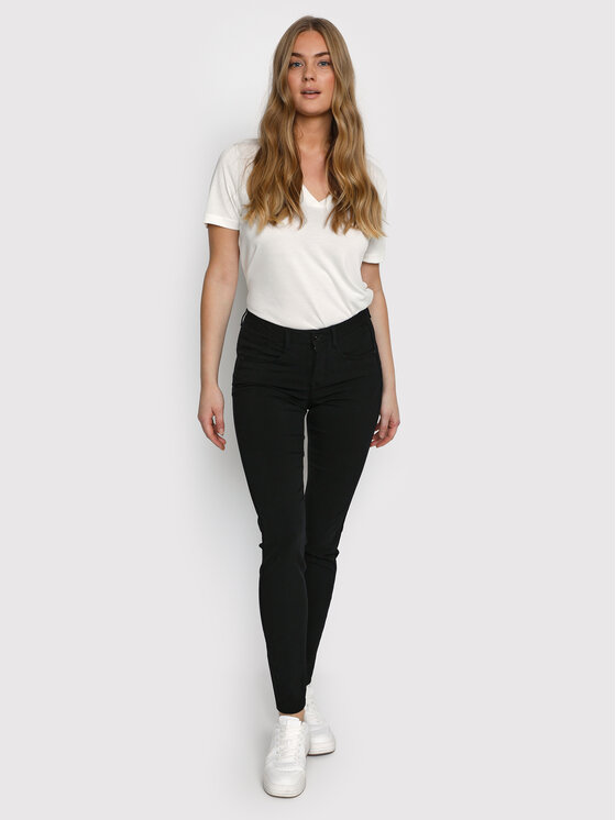 Pantaloni di tessuto Lani 10608021 Nero Shaped Fit...