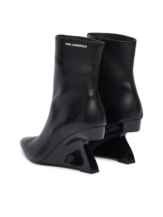 KARL LAGERFELD KARL LAGERFELD Боти Waverly KL34645 Черен