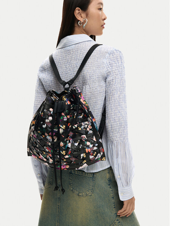 Desigual Desigual Rucksack 26SAKP36 Schwarz