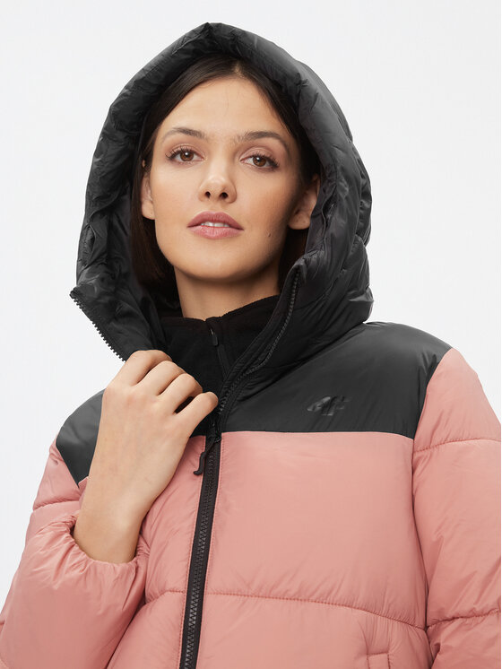 4F 4F Ziemas jaka 4FAW23TDJAF230 Koraļļu Regular Fit