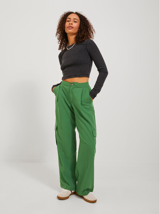 JJXX JJXX Pantaloni di tessuto 12238354 Verde Regular Fit