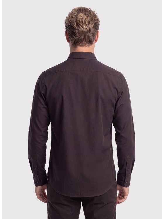 Pako Lorente Pako Lorente Koszula P26WN-1X-029 Brązowy Slim Fit