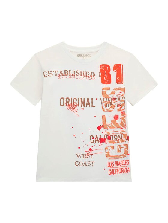Guess Kids Guess Kids T-shirt 172667 Bianco Classic Fit