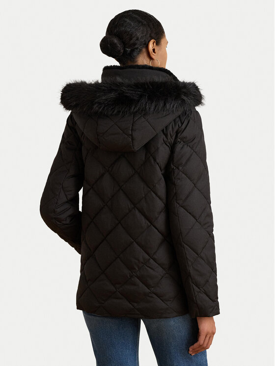 LAUREN RALPH LAUREN LAUREN RALPH LAUREN Пухено яке 297P23456002 Черен Regular Fit