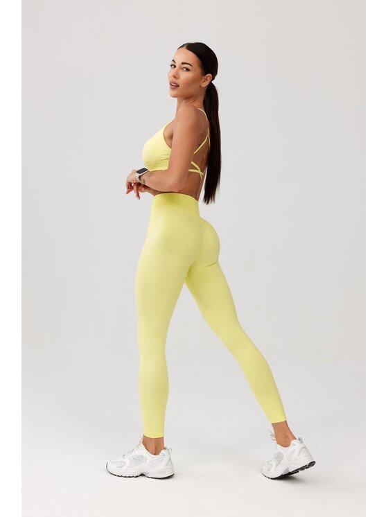 ROUGH RADICAL ROUGH RADICAL Getry SEAMLESS GLOW LONG Żółty Slim Fit