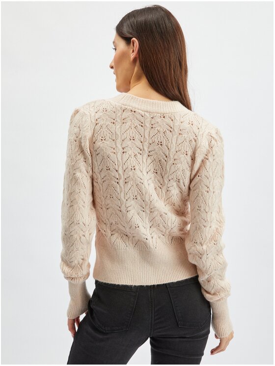 Orsay Orsay Kardigan 511194-044000__L Beżowy Regular Fit
