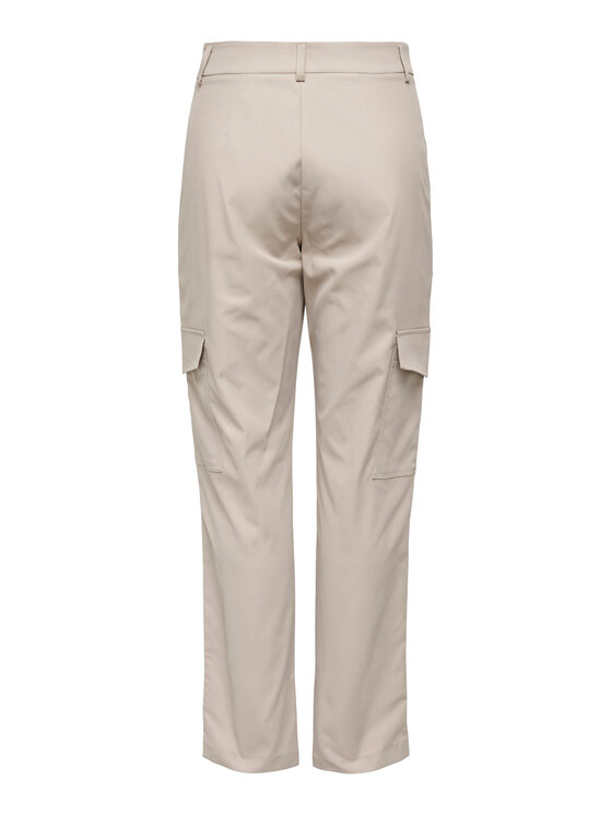 ONLY ONLY Auduma bikses 15304640 Bēšs Regular Fit