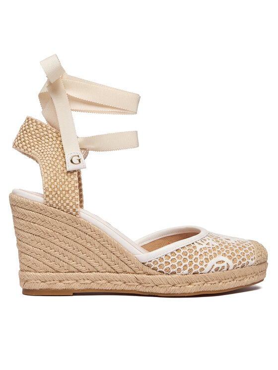 Guess Guess Espadrilky FLJCHY FAL04 Biela