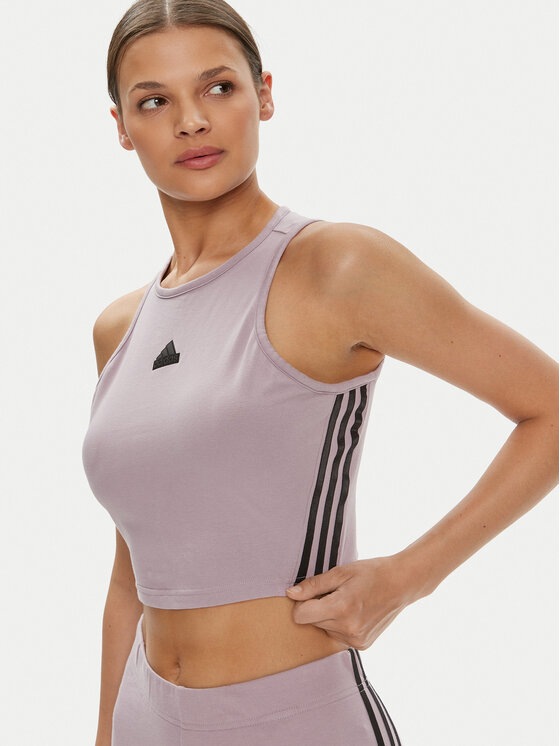 adidas adidas Top Future Icons 3-Stripes IS3636 Ljubičasta Slim Fit