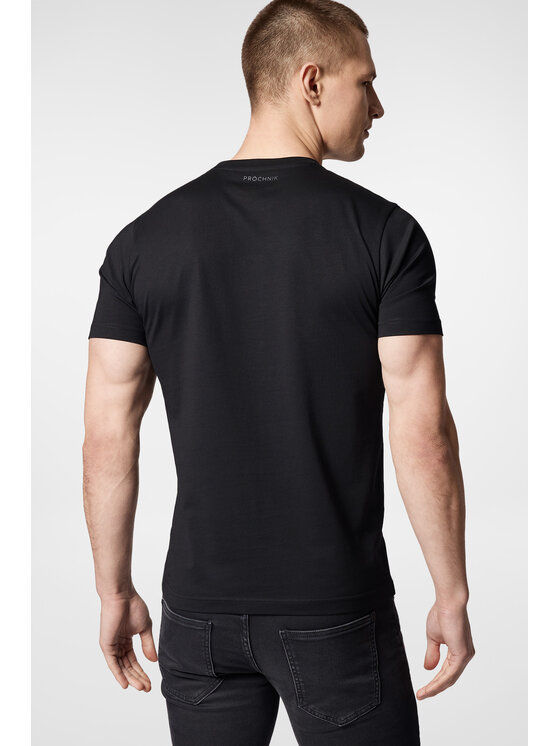 Próchnik Próchnik T-Shirt PM6 TS073124000037 Czarny Regular Fit