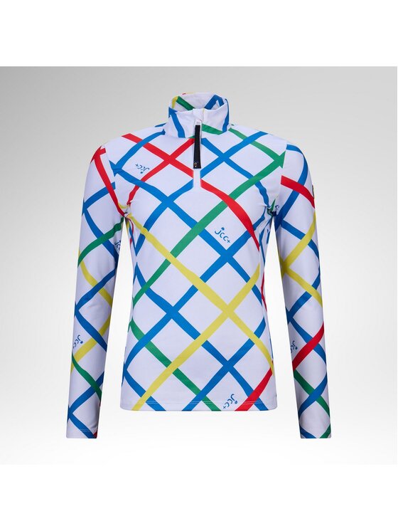 Rossignol Rossignol Bluza techniczna W Jcc Quarter Zip First Layer Kolorowy Slim Fit