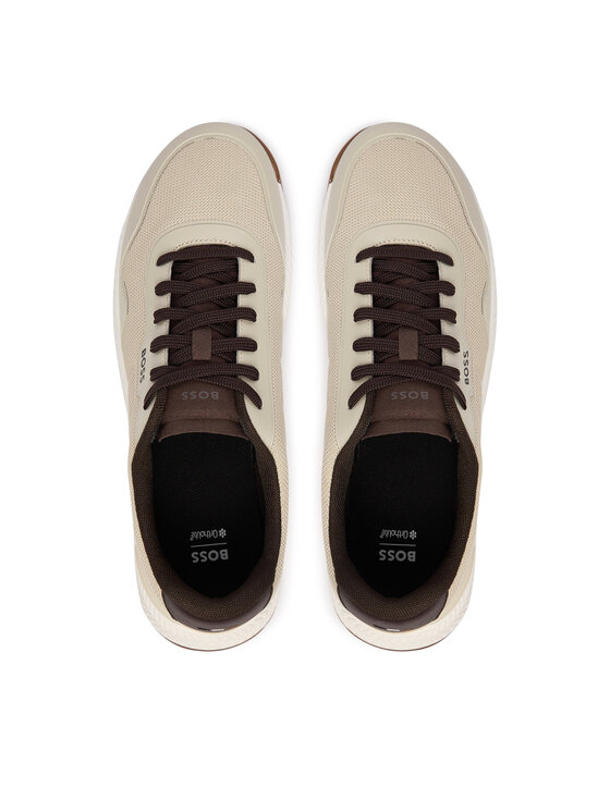 BOSS BOSS Sneakersy Titanium Runn 50563962 Béžová
