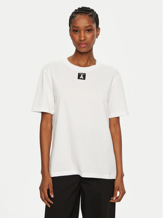 Patrizia Pepe Patrizia Pepe T-shirt 8M1612/J089-W103 Bianco Regular Fit