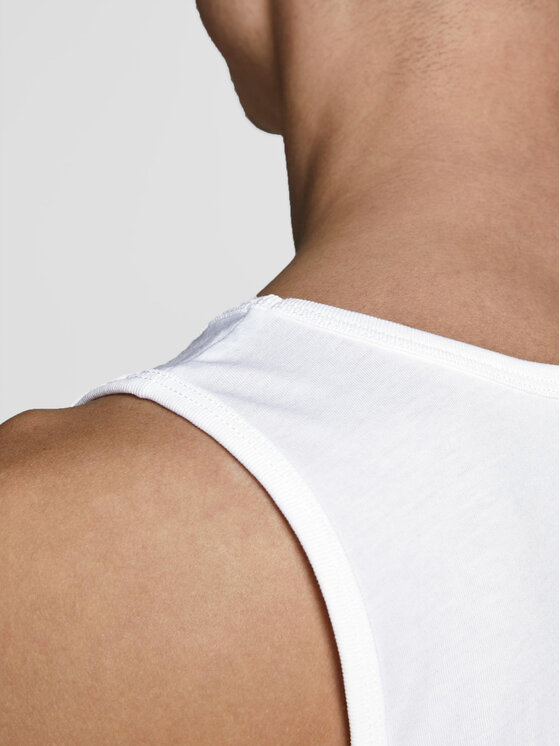Jack&Jones Jack&Jones 2er-Set Tank-Tops Basic 12133910 Weiß Regular Fit