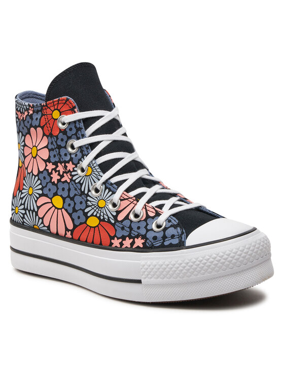 Converse Converse Teniși Chuck Taylor All Star Lift Platform Floral A08112C Colorat