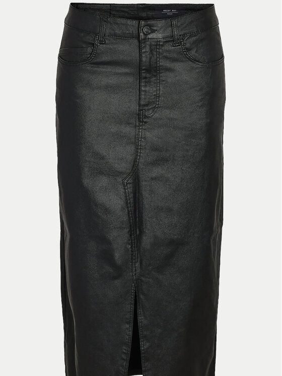 Noisy May Noisy May Спідниця зі штучної шкіри Kath 27031002 Чорний Regular Fit