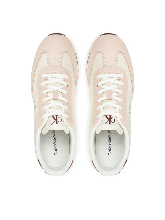 Calvin Klein Jeans Calvin Klein Jeans Tenisice Runner Laceup Mg Nylon Mix YW0YW01828 Écru