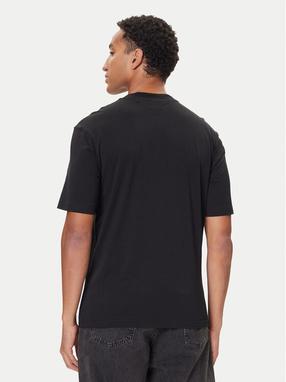 HUGO HUGO Tricou Nulibax 50549155 Negru Regular Fit