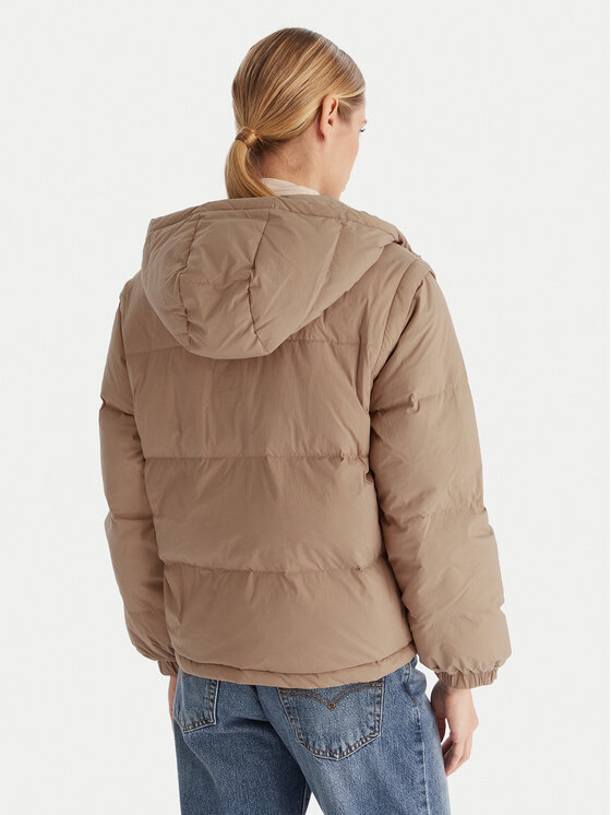 Calvin Klein Jeans Calvin Klein Jeans Vatovaná bunda LV044D522G Béžová Regular Fit