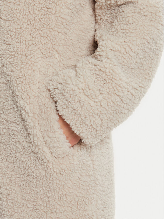 Frieda & Freddies Frieda & Freddies Cappotto in shearling 3808 Écru Regular Fit