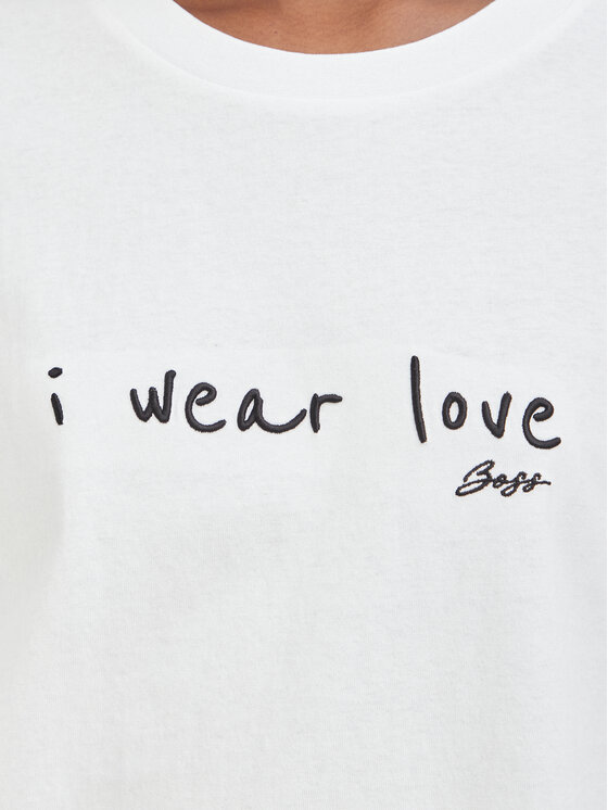 BOSS BOSS Тишърт C_Eregular_9 50571491 Бял Relaxed Fit