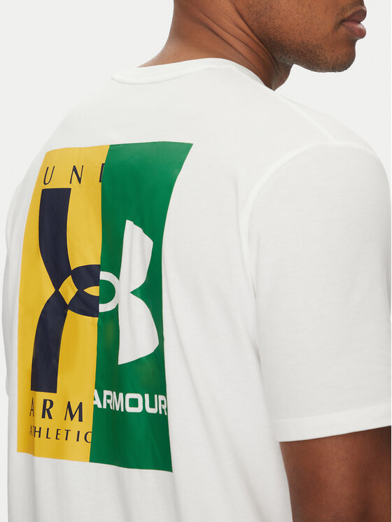 Under Armour Under Armour Tričko EVOL Logo 1390165 Biela Regular Fit
