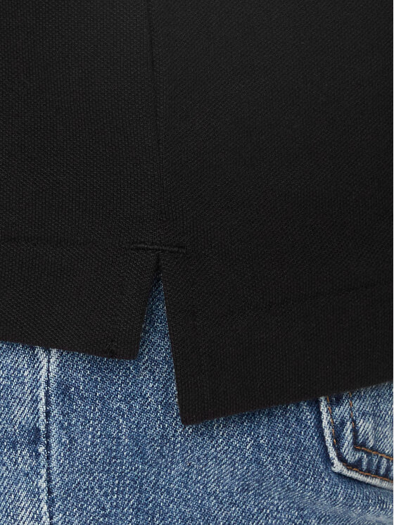 G-Star Raw G-Star Raw Тениска с яка и копчета Dunda D17127-5864 Черен Slim Fit