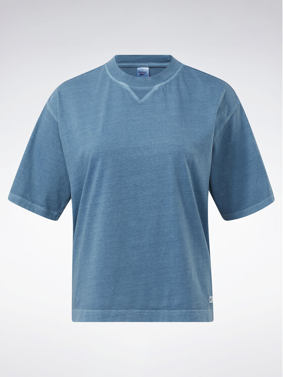 Reebok Reebok Футболка Classics Natural Dye Boxy T-Shirt HT7857 Голубий