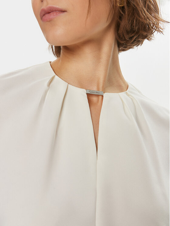 Calvin Klein Calvin Klein Blusa K20K207062 Bianco Regular Fit