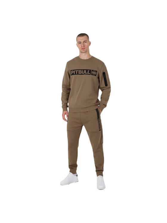 PITBULL PITBULL Bluza Bluza Brązowy Regular Fit