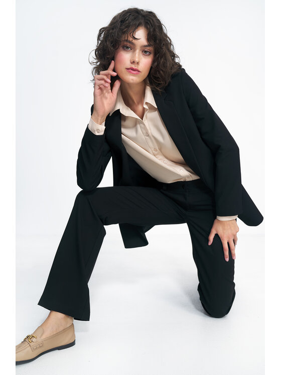 NIFE NIFE Dámské kalhoty SD100 Černá Bootcut Fit