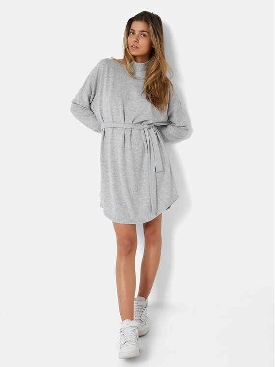 Noisy May Noisy May Strickkleid City 27013883 Grau Regular Fit