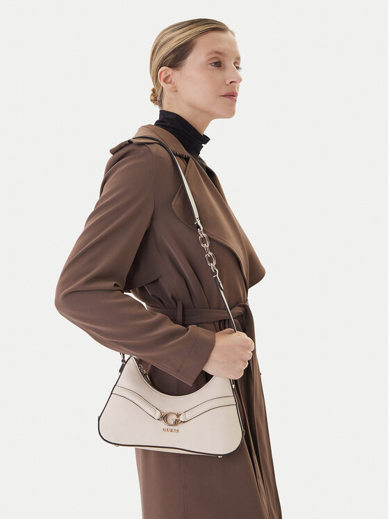 Guess Guess Ročna torba Dea Mini HWBG79 93730 Écru