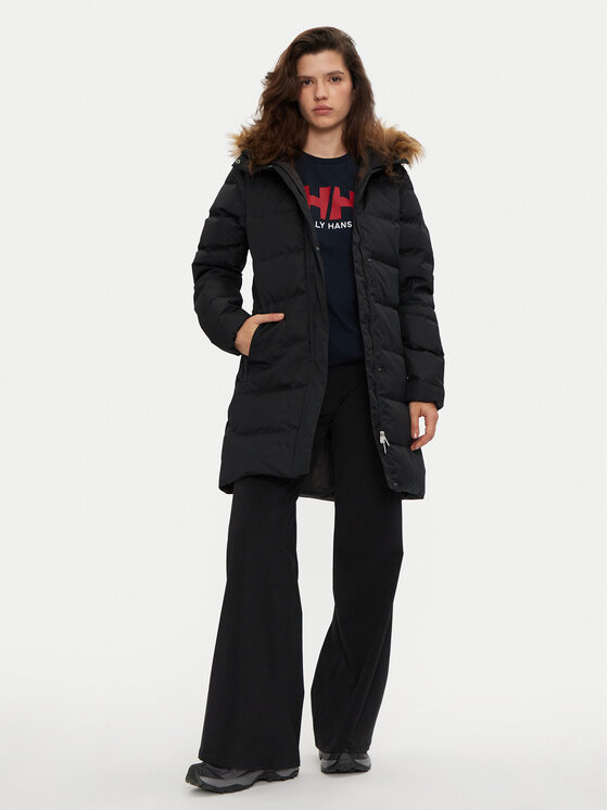 Helly Hansen Helly Hansen Pūkinė striukė Aden 54429 Juoda Regular Fit
