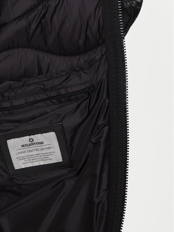 Milestone Milestone Lederjacke Roger 431040 60500 Schwarz Regular Fit