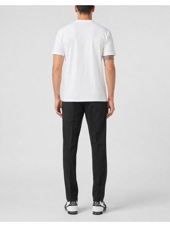 PHILIPP PLEIN PHILIPP PLEIN Tričko 31667 Biela Regular Fit
