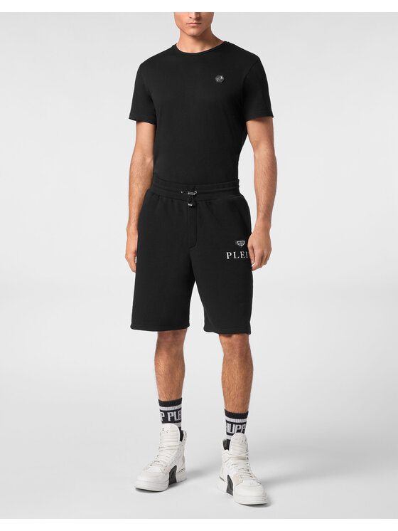 PHILIPP PLEIN PHILIPP PLEIN Szorty sportowe 31711 Czarny Jogger Fit