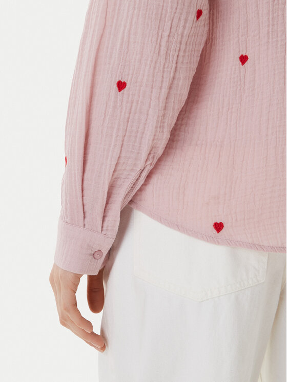 ONLY ONLY Košile Heart 15332482 Růžová Regular Fit