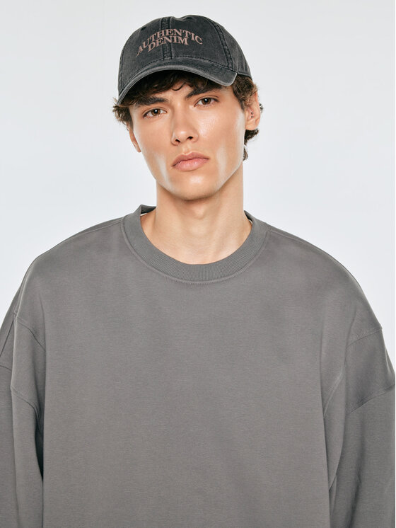 BIG STAR BIG STAR Bluza MIHAEL Szary Oversize