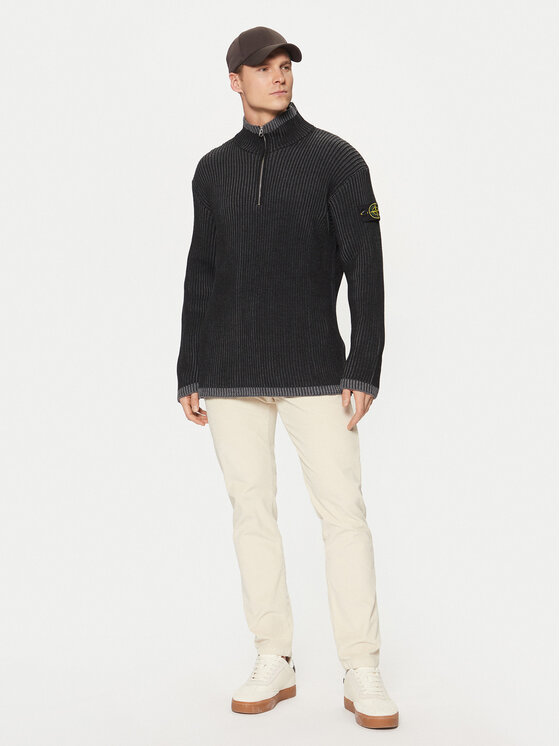 Stone Island Stone Island Пуловер 8115516C1 Сив Regular Fit