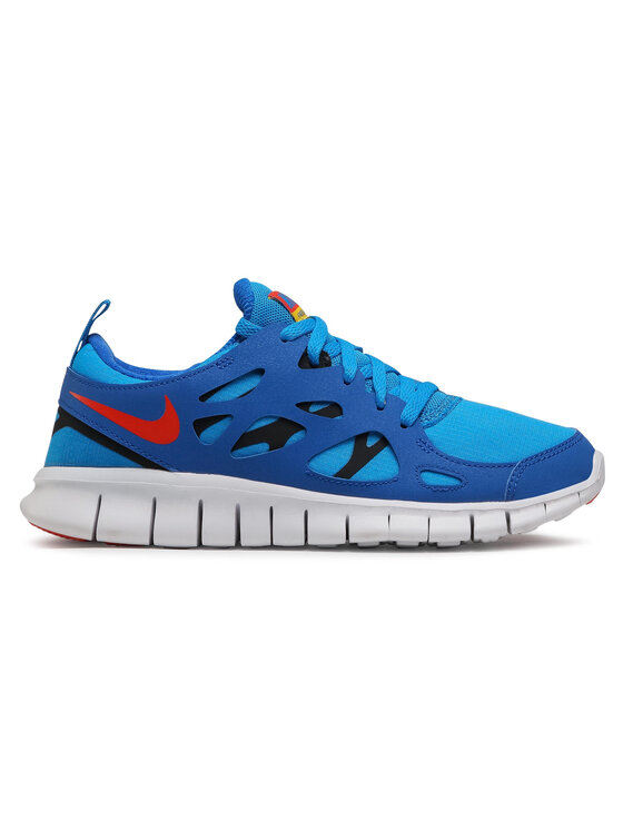 Nike Nike Маратонки за бягане Free Run 2 (GS) 443742 404 Син