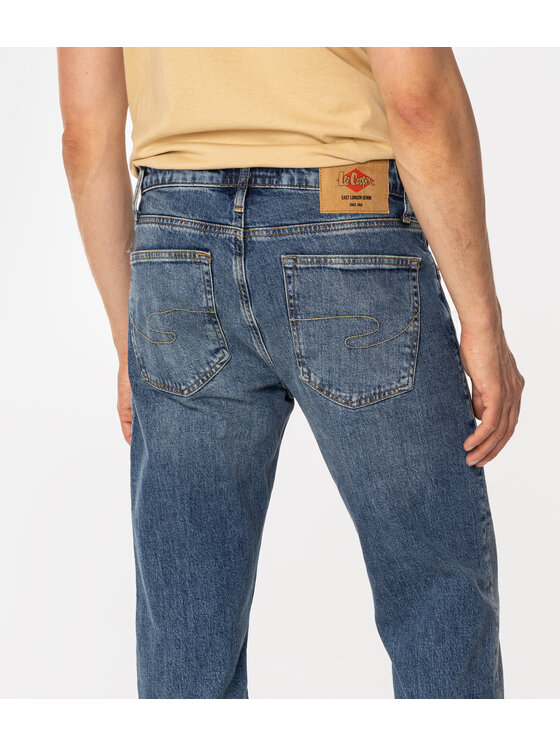 Lee Cooper Lee Cooper Jeansy LONDON 1087 Granatowy Tapered Fit